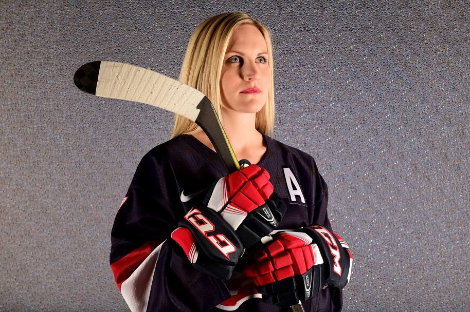 Hockey ghiaccio: Monique Lamoureux. (Afp)